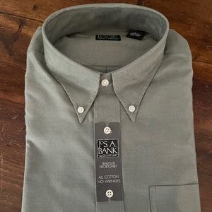 Jos. A. Bank 100% Cotton Long Sleeve Button Down Men's Shirt - XL